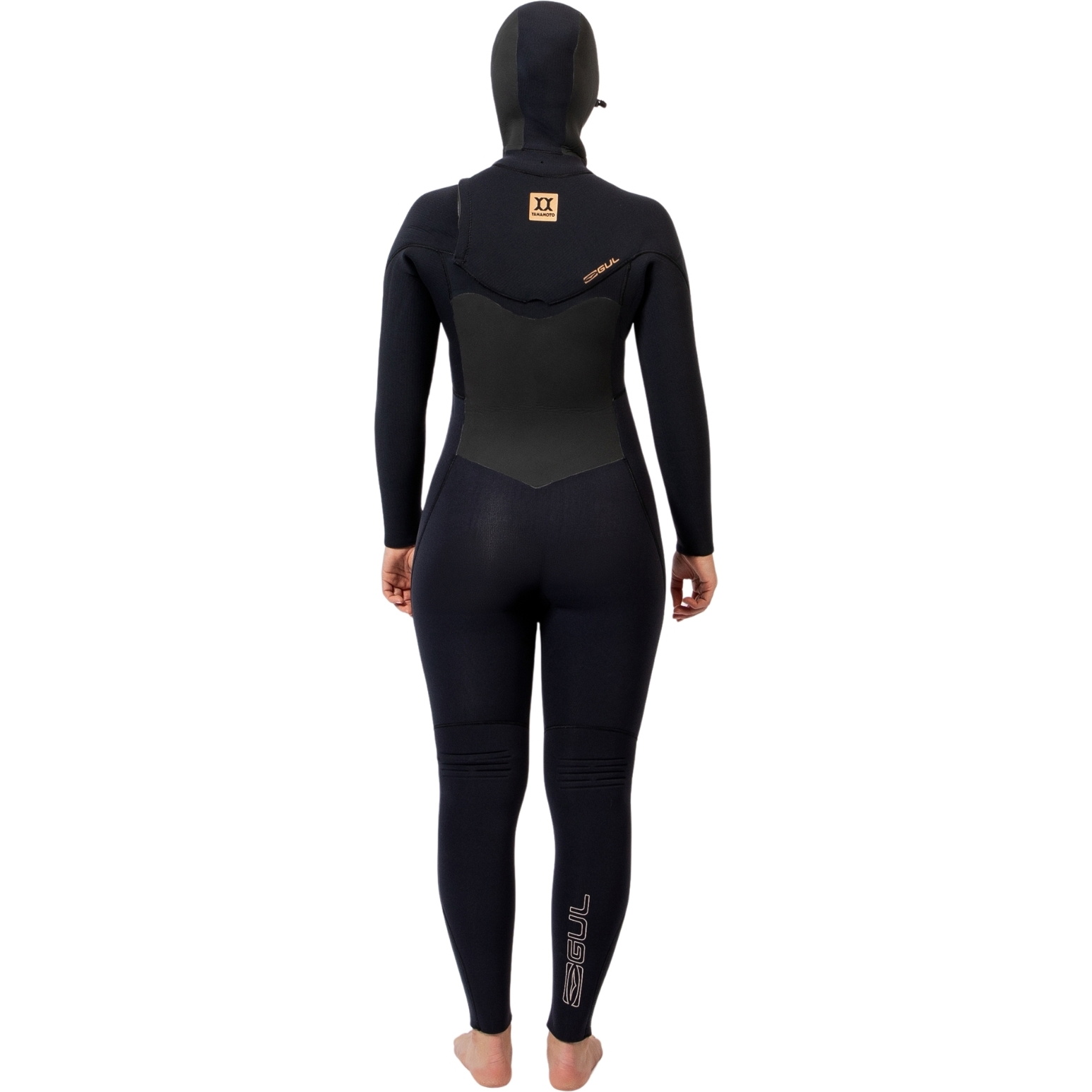 2026 Gul Womens Viper 6/5/4mm Yamamoto Hooded Wetsuit VR1226 - Black